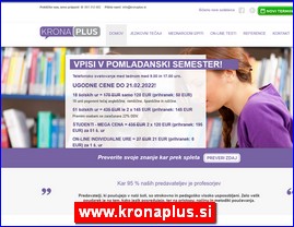 Foreign language schools, www.kronaplus.si
