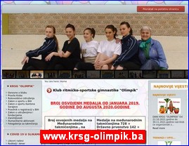 Sportski klubovi, atletika, atletski klubovi, gimnastika, gimnastički klubovi, aerobik, pilates, Yoga, www.krsg-olimpik.ba