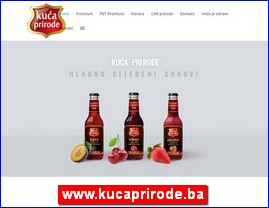 Juices, soft drinks, coffee, www.kucaprirode.ba