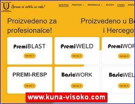 Work clothes, work clothes, shoes, PPC equipment, www.kuna-visoko.com