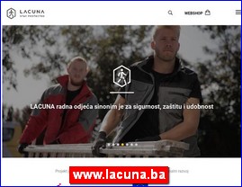 Work clothes, work clothes, shoes, PPC equipment, www.lacuna.ba