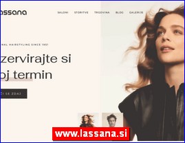 Frizeri, saloni lepote, kozmetiki saloni, www.lassana.si