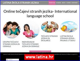 Foreign language schools, www.latina.hr