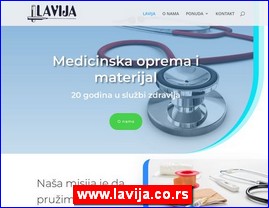 Medicinski aparati, ureaji, pomagala, medicinski materijal, oprema, www.lavija.co.rs