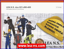 Radna odeća, zaštitna odeća, obuća, HTZ oprema, www.lea-ns.com