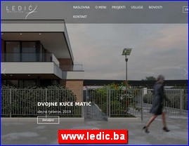 Arhitektura, projektovanje, www.ledic.ba