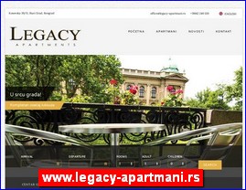 Hoteli, Beograd, www.legacy-apartmani.rs