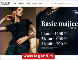Clothes, www.legend.rs