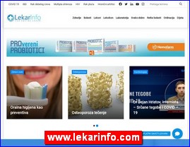 Clinics, doctors, hospitals, spas, Serbia, www.lekarinfo.com
