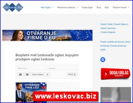 Leskova�ki oglasi, Leskova�ki poslovni imenik, Besplatni mali leskova�ki oglasi, nekretnine Leskovac, Restorani Leskovac, Leskova�ka Online Pijaca, oglas besplatno, Leskovac.Biz