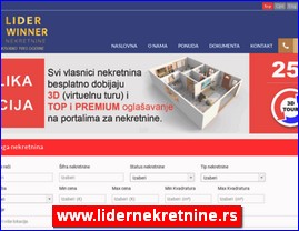 Real estate, Serbia, www.lidernekretnine.rs