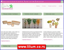 Flowers, florists, horticulture, www.lilium.co.rs