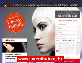Frizeri, saloni lepote, kozmetiki saloni, www.limenibubanj.hr