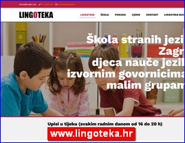 Foreign language schools, www.lingoteka.hr