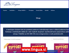 Foreign language schools, www.lingua.si