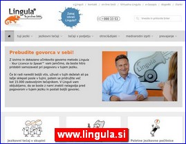 Foreign language schools, www.lingula.si