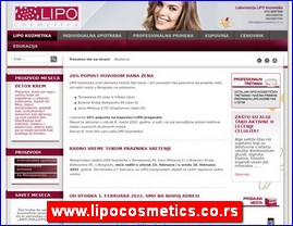 Cosmetics, cosmetic products, www.lipocosmetics.co.rs