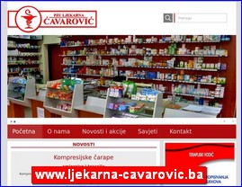 Lekovi, preparati, apoteke, www.ljekarna-cavarovic.ba