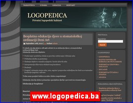 Clinics, doctors, hospitals, spas, laboratories, www.logopedica.ba