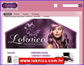 Frizeri, saloni lepote, kozmetiki saloni, www.loknica.com.hr