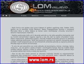 Metal industry, www.lom.rs