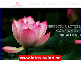 Frizeri, saloni lepote, kozmetiki saloni, www.lotos-salon.hr