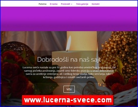 Catering, organization of celebrations, organization of weddings, www.lucerna-svece.com