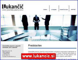 Lawyers, law offices, www.lukancic.si