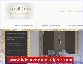 Posteljina, tekstil, www.luksuzneposteljine.com