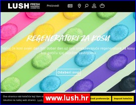 Cosmetics, cosmetic products, www.lush.hr