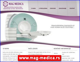Clinics, doctors, hospitals, spas, laboratories, www.mag-medica.rs