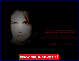 Picture galleries, painters, studios, painting, www.maja-sever.si