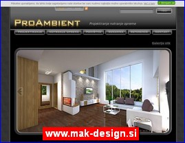 Architecture, design, www.mak-design.si