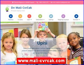 Kindergartens, nurseries, www.mali-cvrcak.com