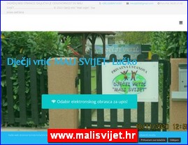 Kindergartens, nurseries, www.malisvijet.hr