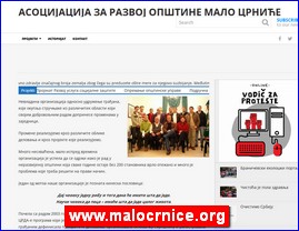 Nevladine organizacije, Srbija, www.malocrnice.org