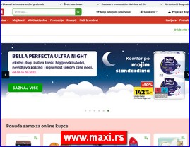 Supermarkets, trade, www.maxi.rs
