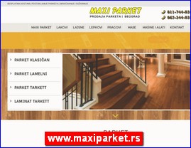 Floor coverings, parquet, carpets, www.maxiparket.rs