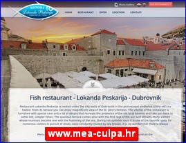 Pizza, pizzerias, pancake houses, www.mea-culpa.hr