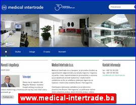 Medicinski aparati, ureaji, pomagala, medicinski materijal, oprema, www.medical-intertrade.ba