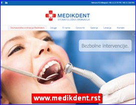 Stomatološke ordinacije, stomatolozi, zubari, www.medikdent.rs