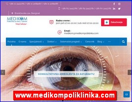 Clinics, doctors, hospitals, spas, Serbia, www.medikompoliklinika.com