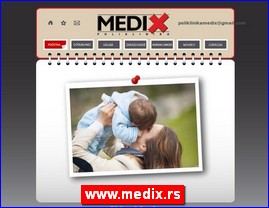 Clinics, doctors, hospitals, spas, Serbia, www.medix.rs