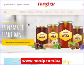 Med, proizvodi od meda, pčelarstvo, www.medprom.ba