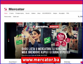 Supermarkets, trade, www.mercator.ba