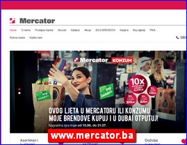 Supermarketi, trgovina, www.mercator.ba