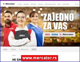 Supermarkets, trade, www.mercator.rs