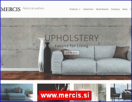 Posteljina, tekstil, www.mercis.si