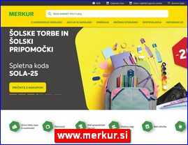 Supermarketi, trgovina, www.merkur.si