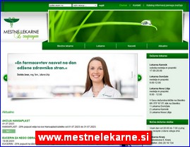 Drugs, preparations, pharmacies, www.mestnelekarne.si